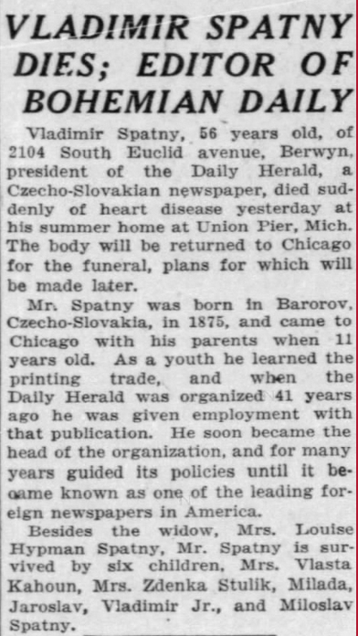 ObitVladimirSpatnyTribune9241931Page16