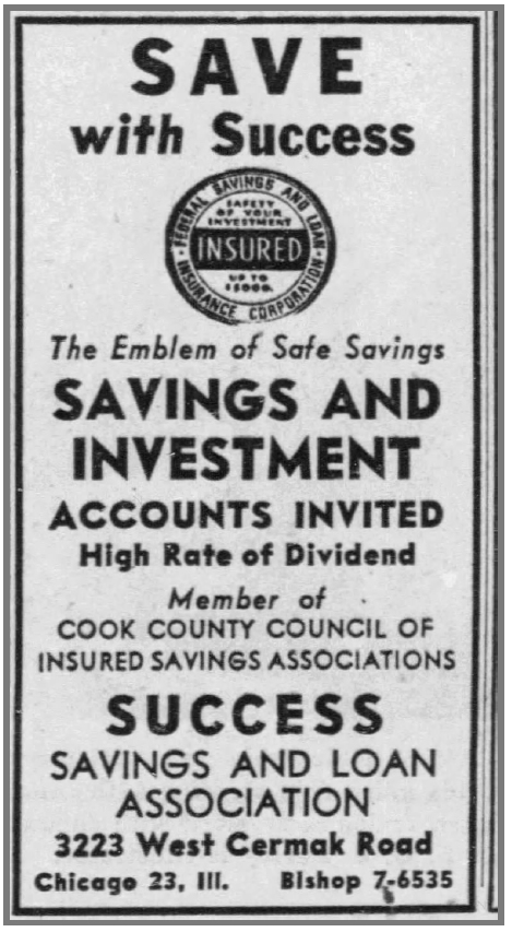 ADSuccessSavingsAndLoanAssociationTribuneSunDec251949Page8